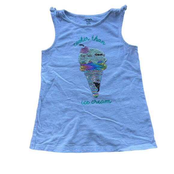 Carter's Jumping Beans Girls 4 Pieces Bundle Pullover T-Shirt and Tank Top 6/6X - Picture 2 of 13